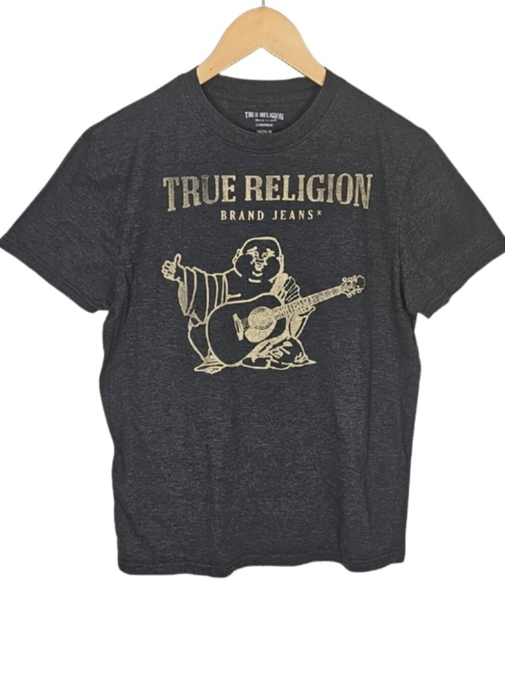 True Religion Loungewear Buddha Short Sleeve Tee Size M Streetwear Y2K Retro
